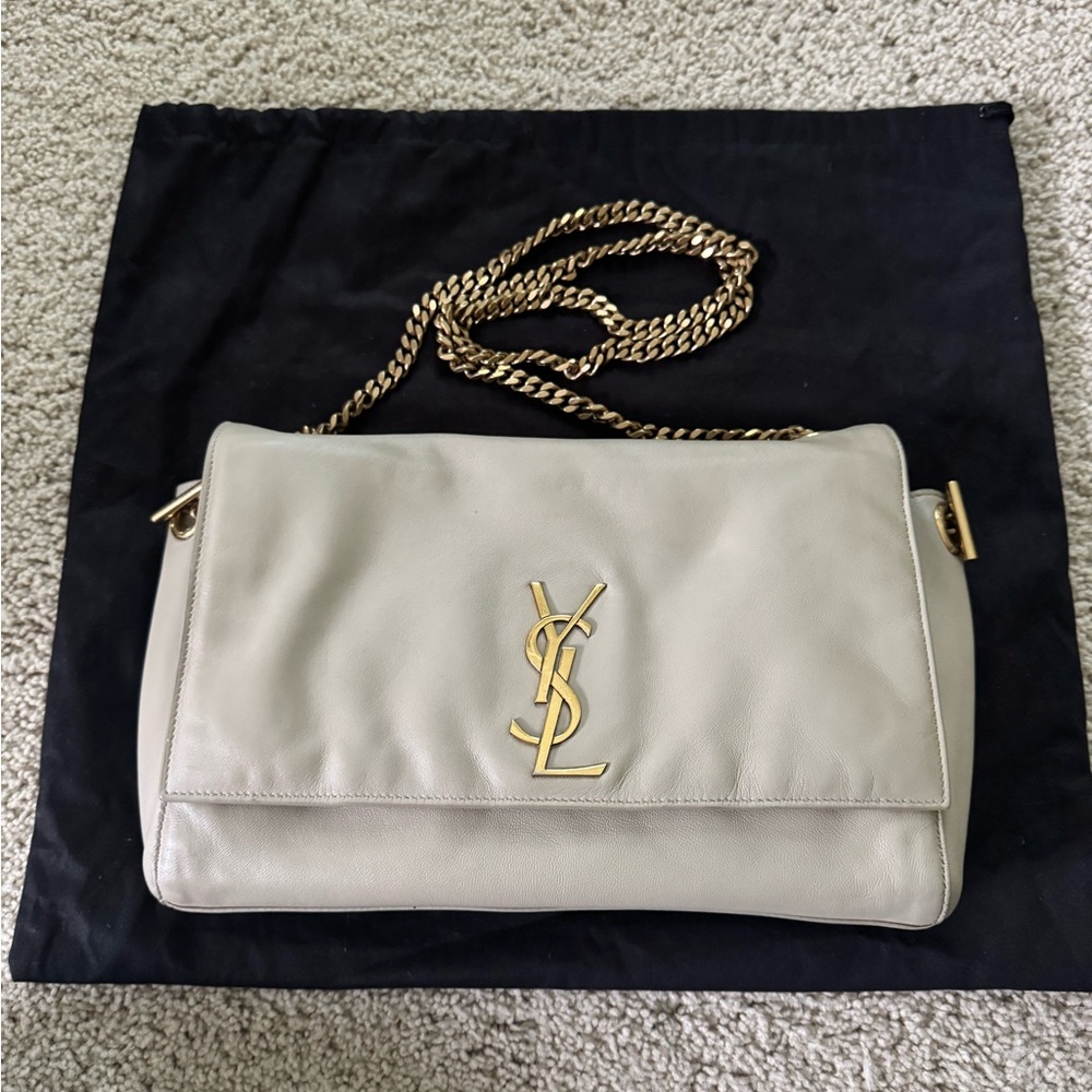 Yves Saint Laurent Kate Medium Reversible Chain Bag in Suede and Leather
